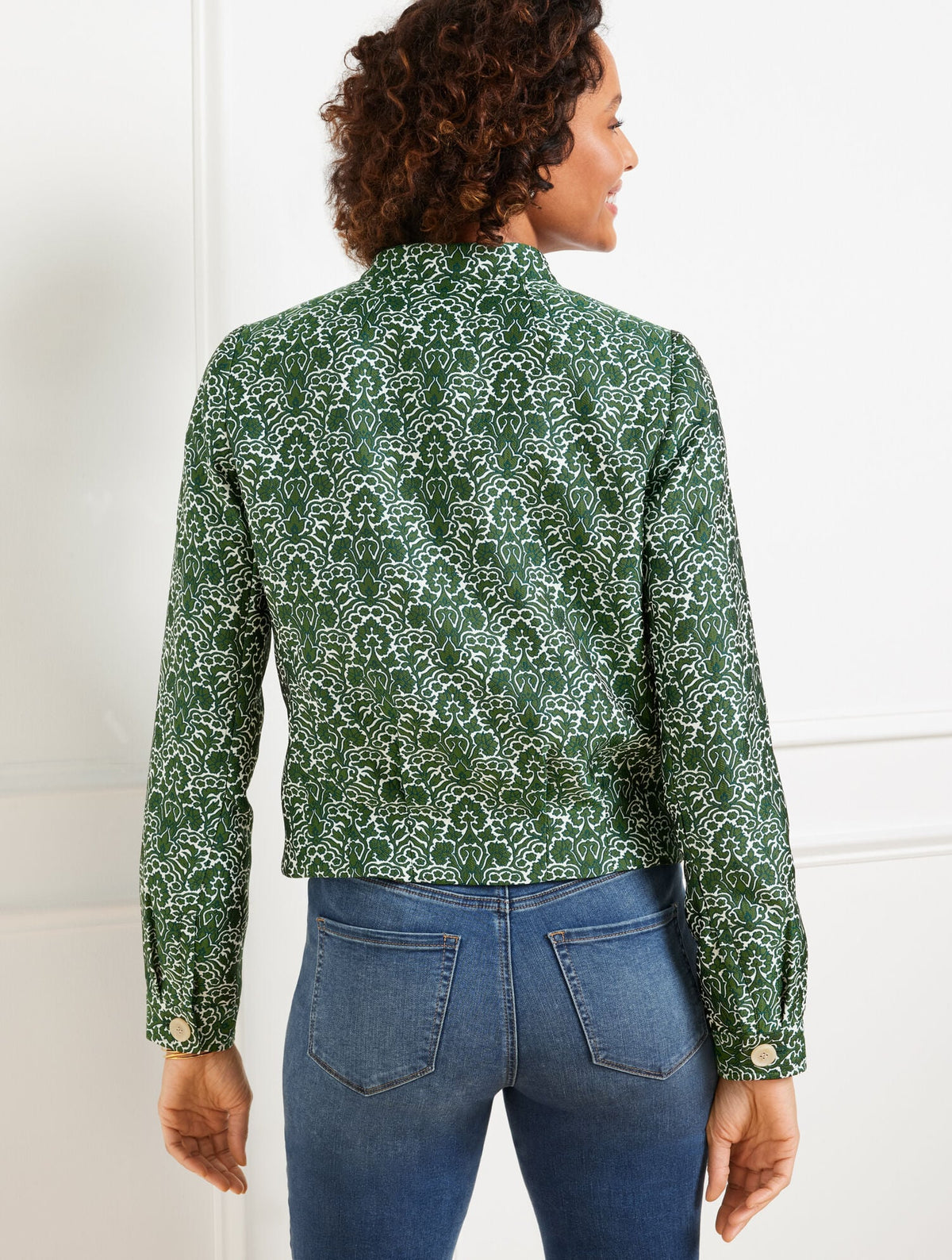 WOODLAND DAMASK JACKET | Talbots