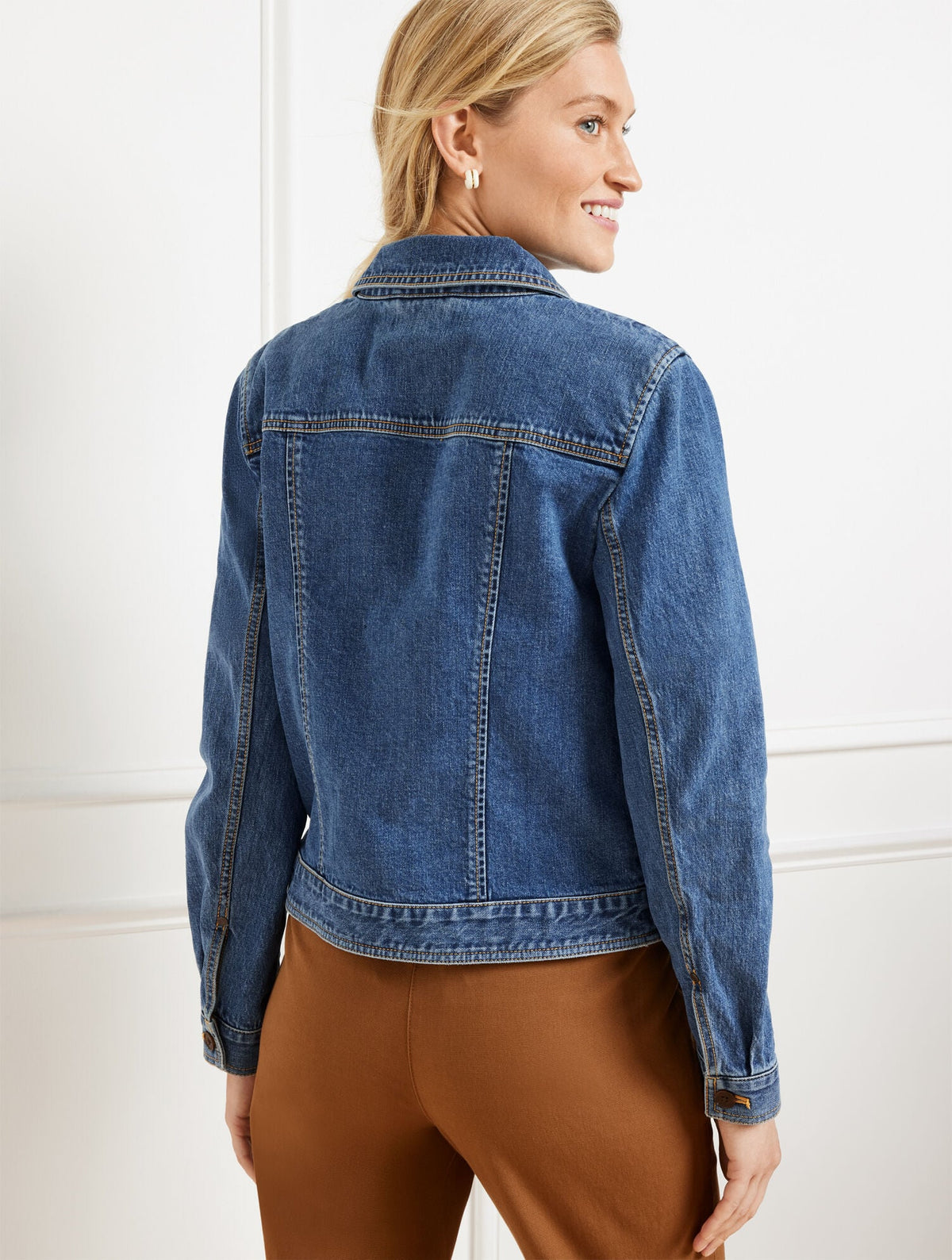 STUDIO CHORE JACKET - BROOKLYN WASH | Talbots