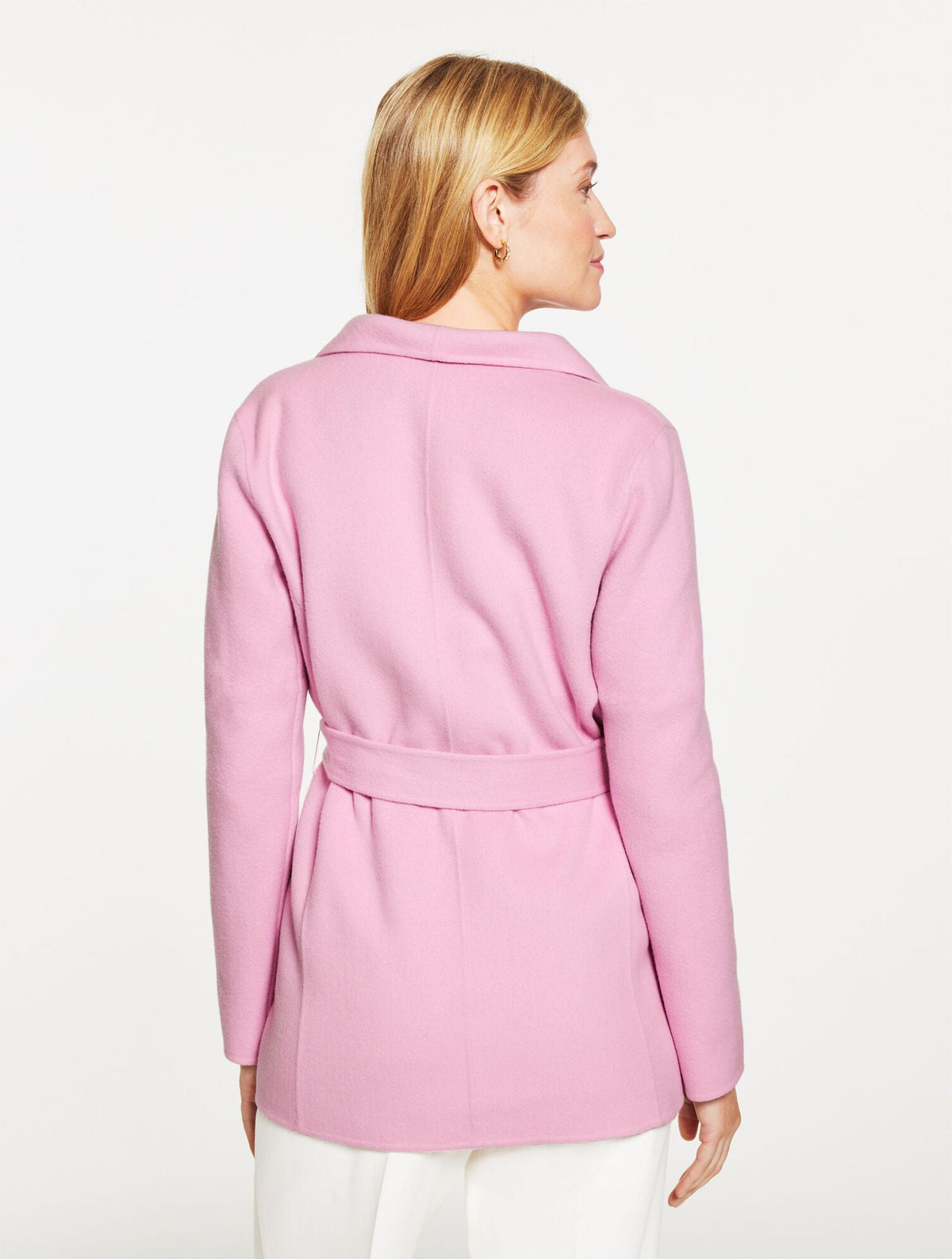 TIE WAIST WOOL BLEND JACKET | Talbots