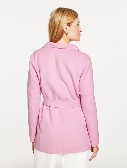 TIE WAIST WOOL BLEND JACKET | Talbots