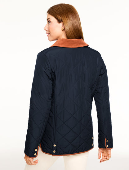 QUILTED BARN JACKET | Talbots