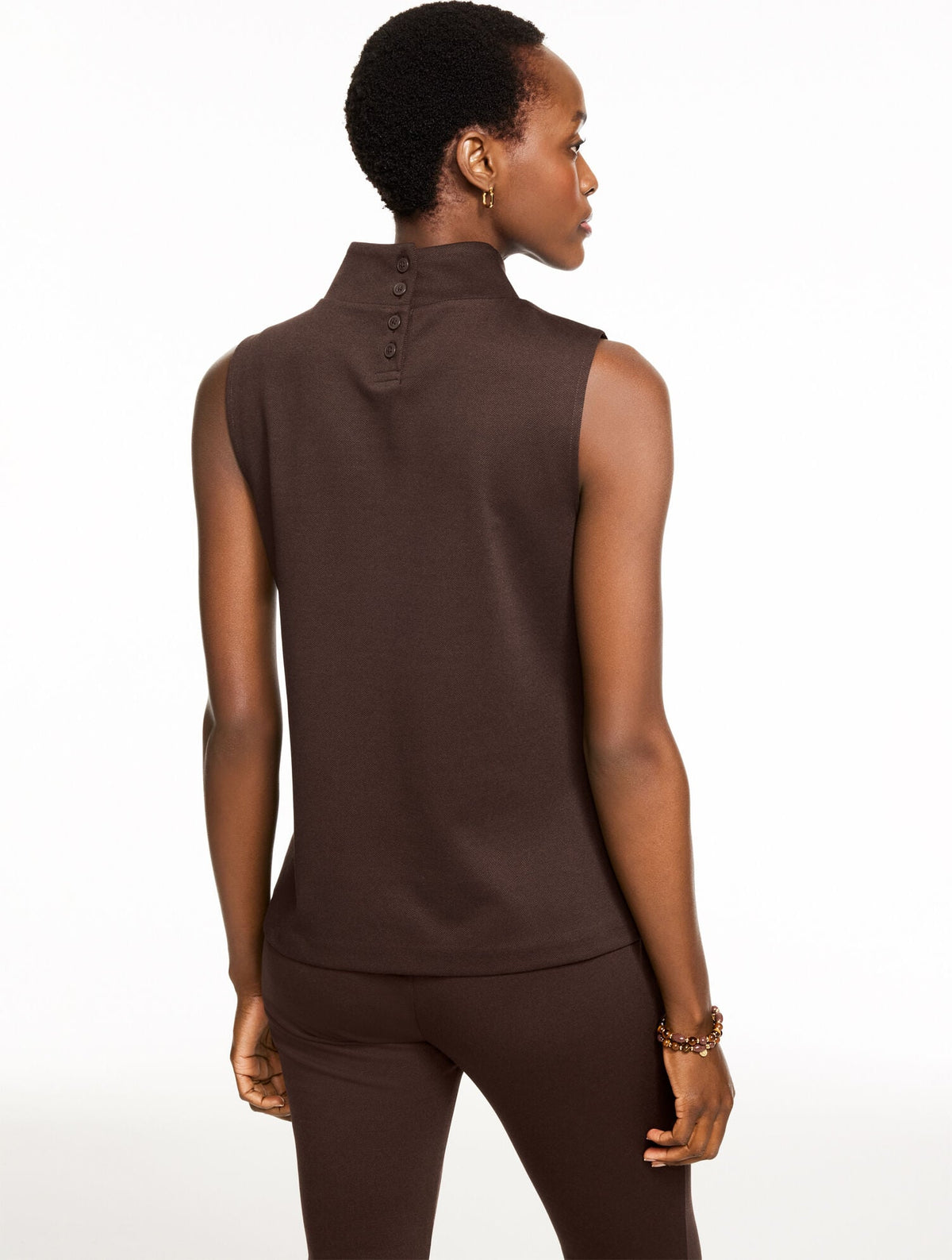 PASSPORT PONTE MOCKNECK SHELL | Talbots
