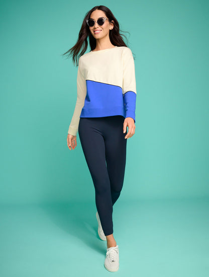 CREWNECK SWEATSHIRT - COLORBLOCK | Talbots