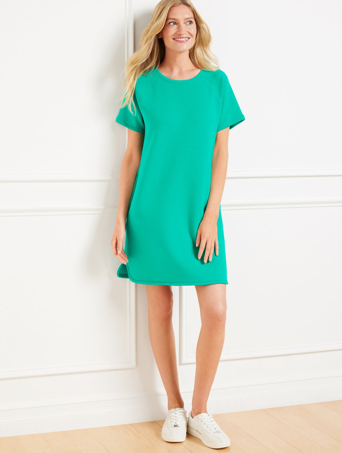 AIRKNIT STRETCH RAGLAN DRESS | Talbots