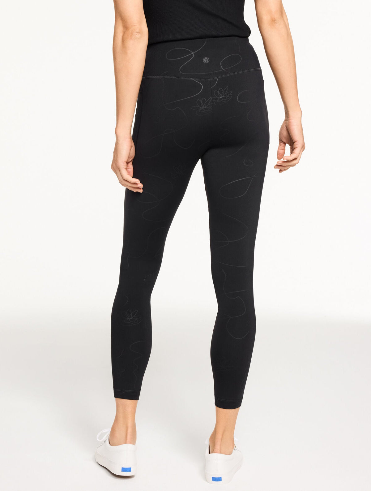 OUT & ABOUT LEGGINGS - LINEAR FLORAL | Talbots