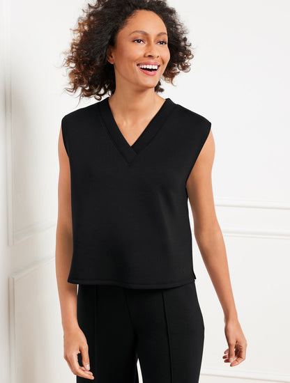 AIRKNIT STRETCH V-NECK TANK | Talbots