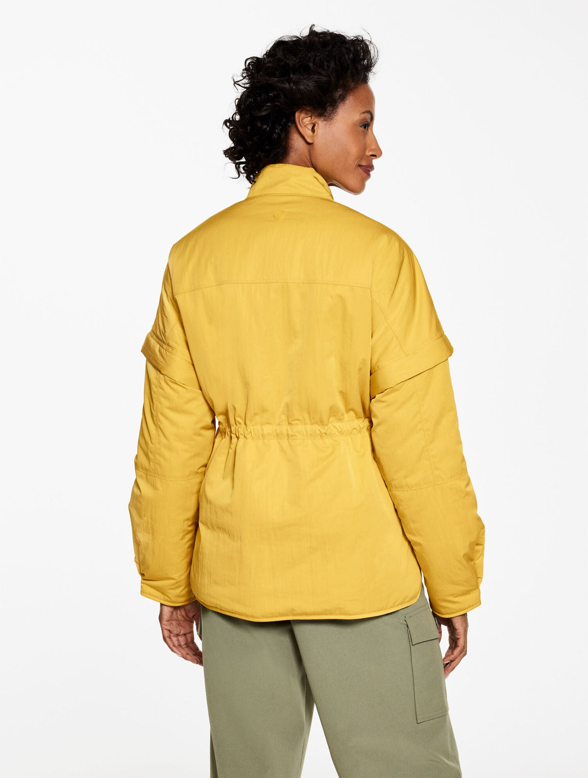 ZIP-OFF SLEEVE WOVEN JACKET | Talbots