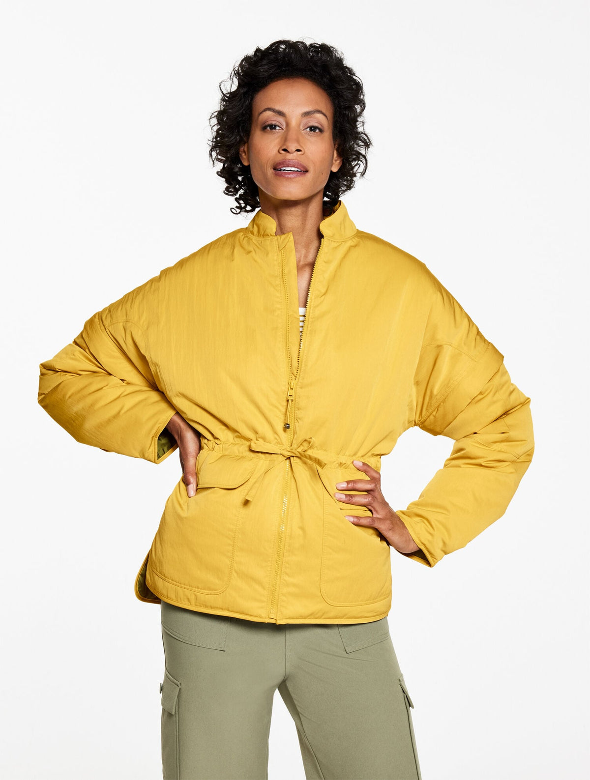 ZIP-OFF SLEEVE WOVEN JACKET | Talbots