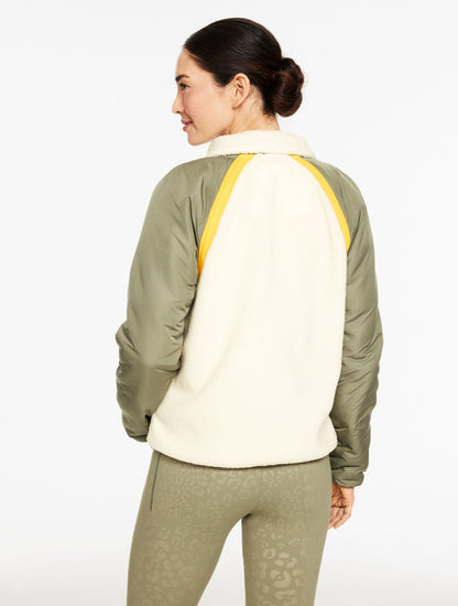 COLORBLOCK SHERPA JACKET | Talbots