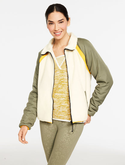 COLORBLOCK SHERPA JACKET | Talbots