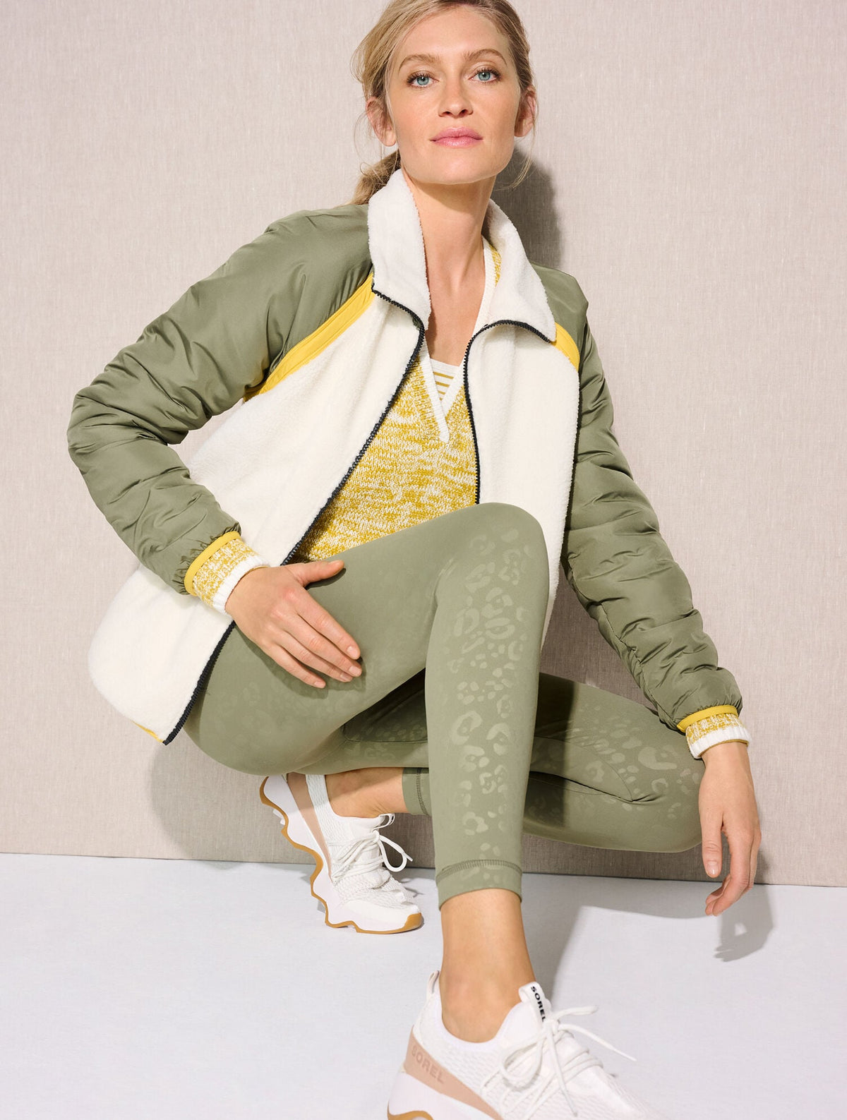 COLORBLOCK SHERPA JACKET | Talbots