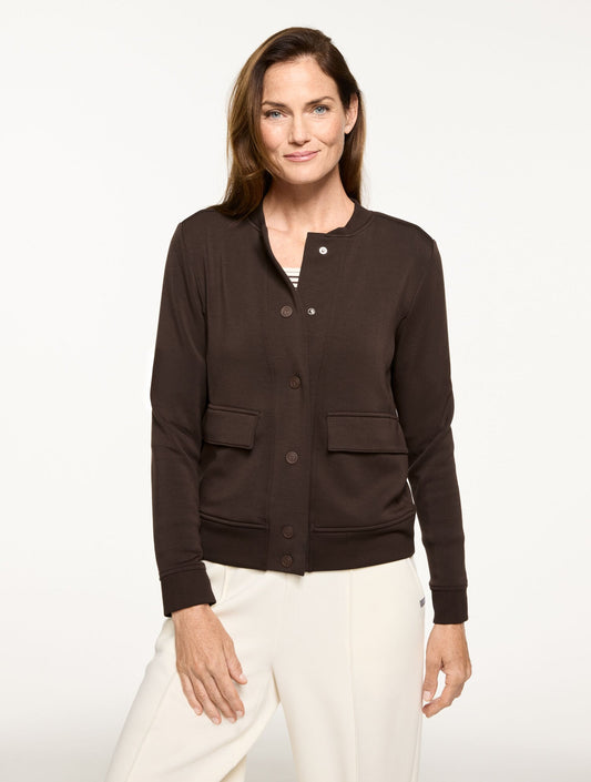 AIRKNIT STRETCH BOMBER JACKET | Talbots