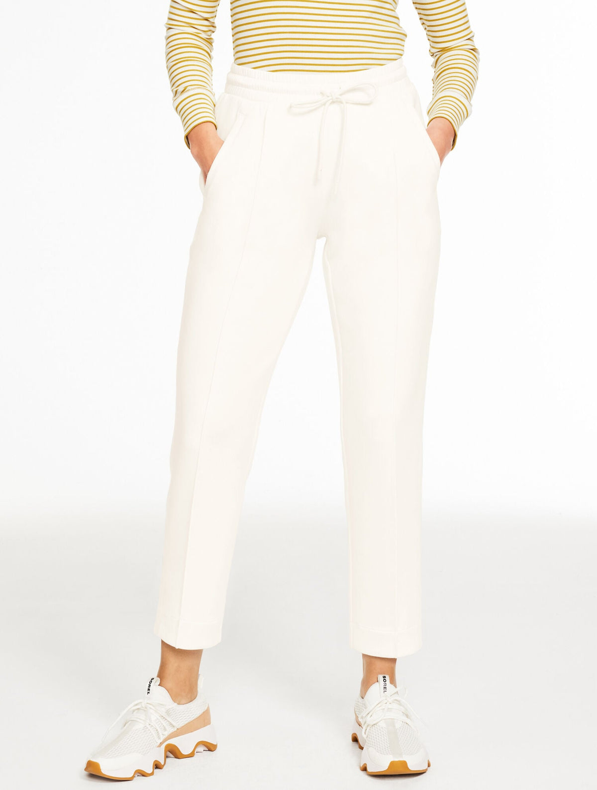 AIRKNIT STRETCH TAPERED LEG PANTS | Talbots