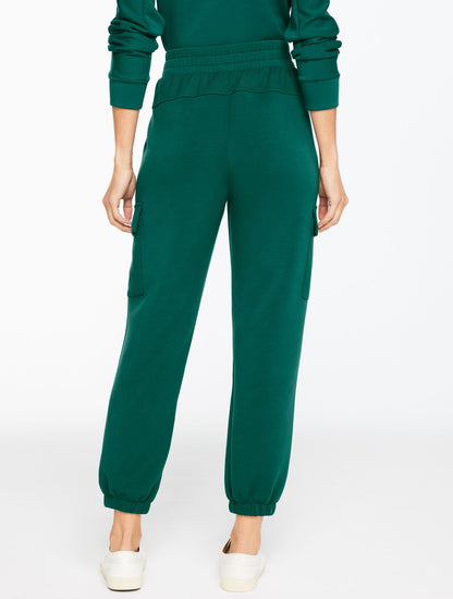 AIRKNIT STRETCH RIBBED CARGO JOGGERS | Talbots