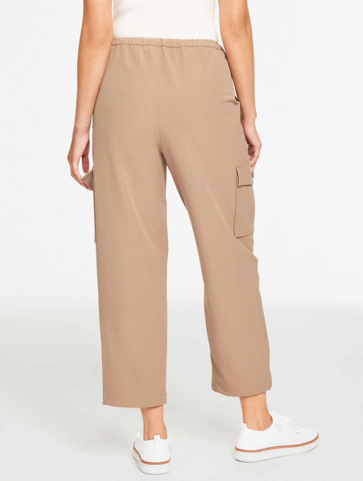 STRETCH WOVEN CARGO PANTS | Talbots