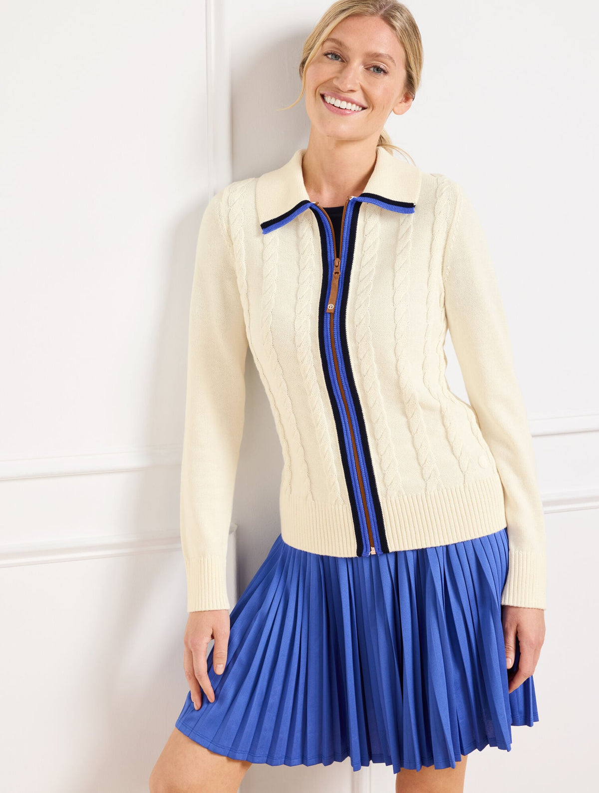 COOLMAX® SWEATER JACKET | Talbots