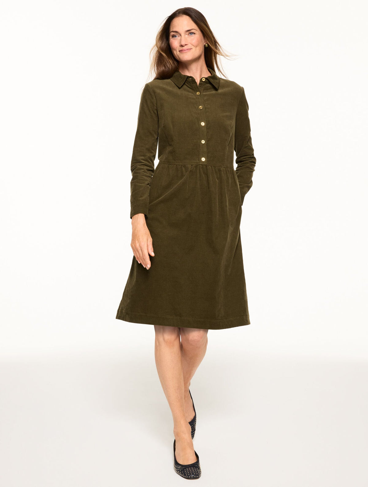 CORDUROY SHIRTDRESS | Talbots