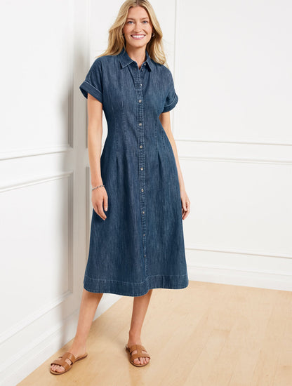 DENIM SHIRTDRESS - MARINA WASH | Talbots