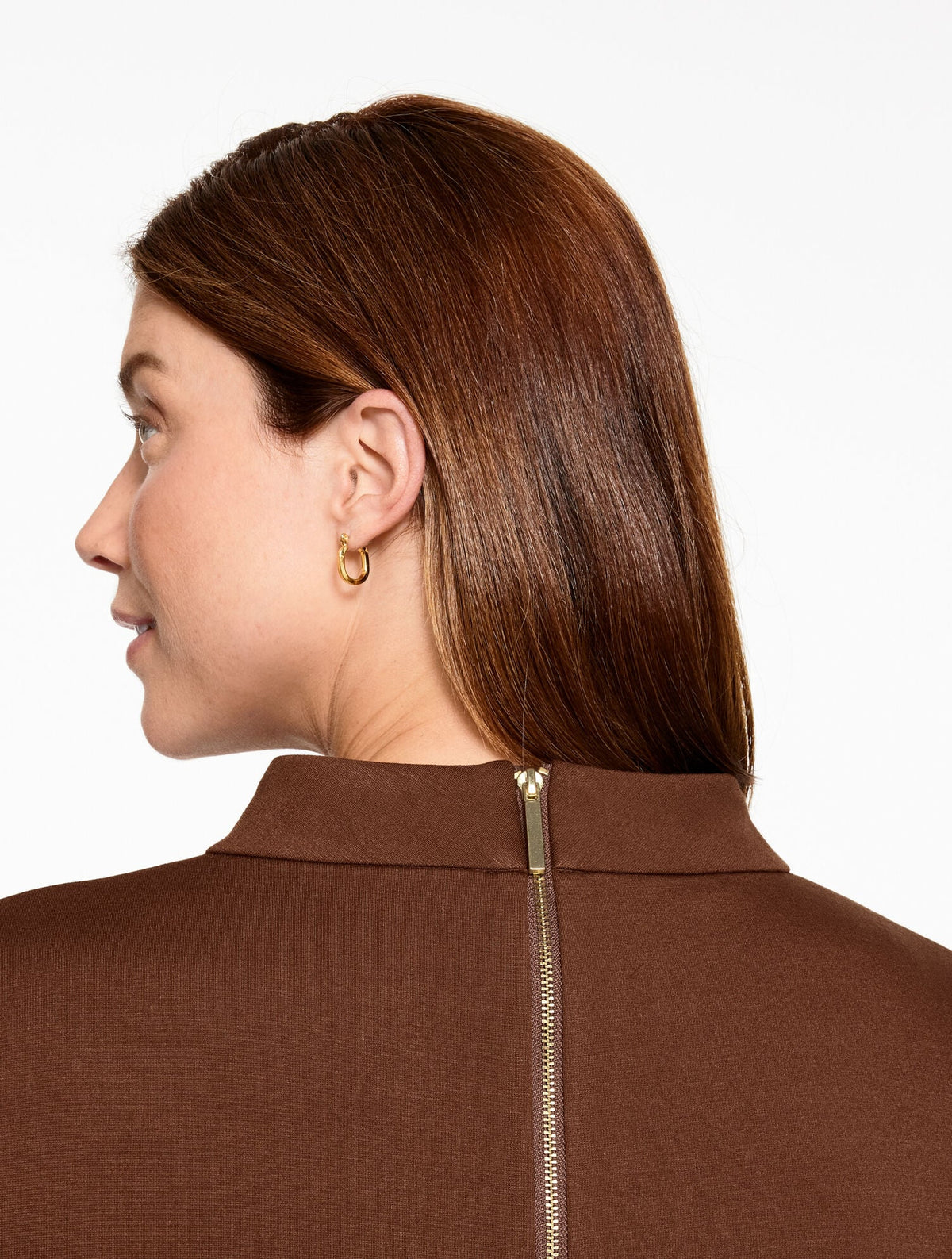 LUXE PONTE MOCKNECK DRESS | Talbots