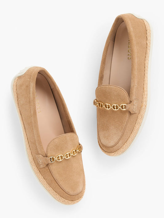 ANDI SUEDE ESPADRILLE LOAFERS | Talbots