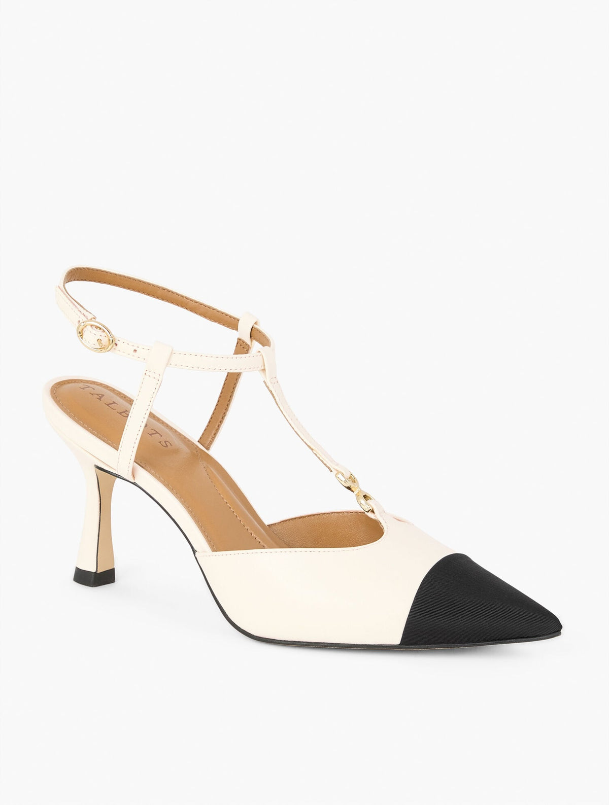 EVELYN NAPPA FLARE HEEL PUMPS | Talbots