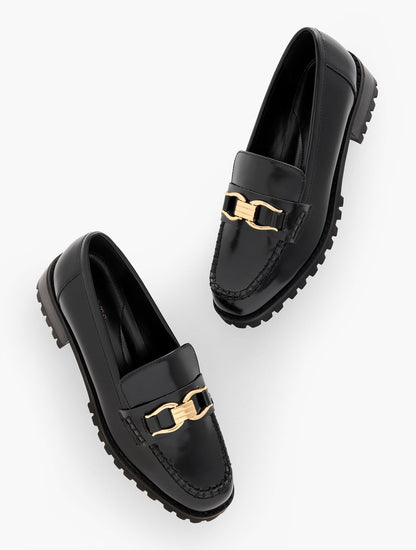 GIANNA LEATHER LOAFERS | Talbots
