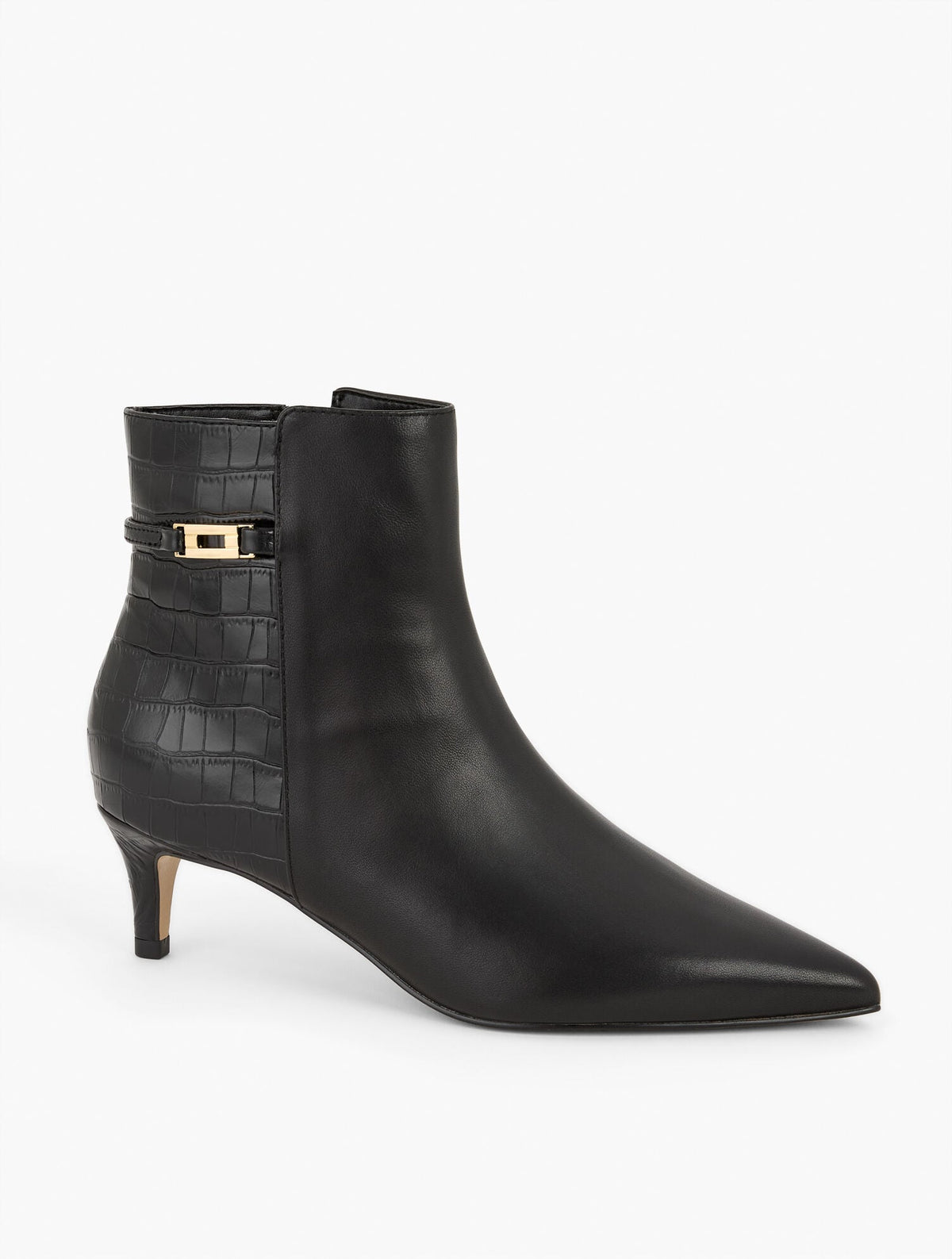 KAIT NAPPA CURVED HEEL ANKLE BOOTS | Talbots