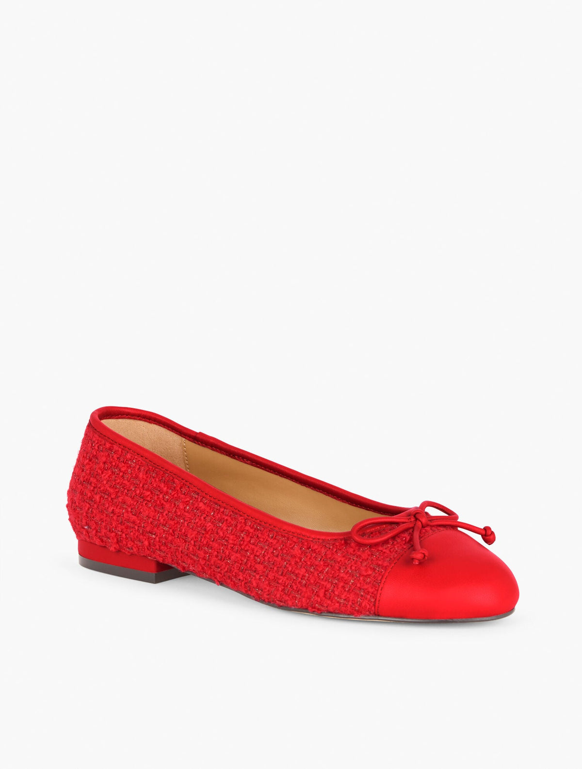 MADISON BALLET FLATS – GARDEN TWEED | Talbots