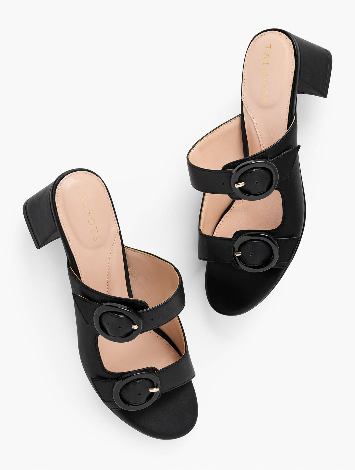 MILLIE STRAPS VACHETTA BLOCK HEEL SANDALS | Talbots