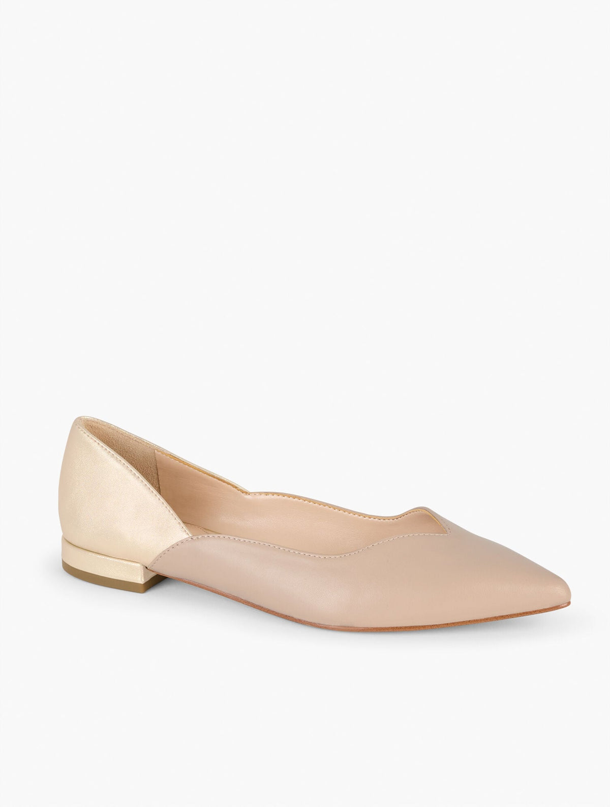 PORTIA METALLIC NAPPA FLATS | Talbots