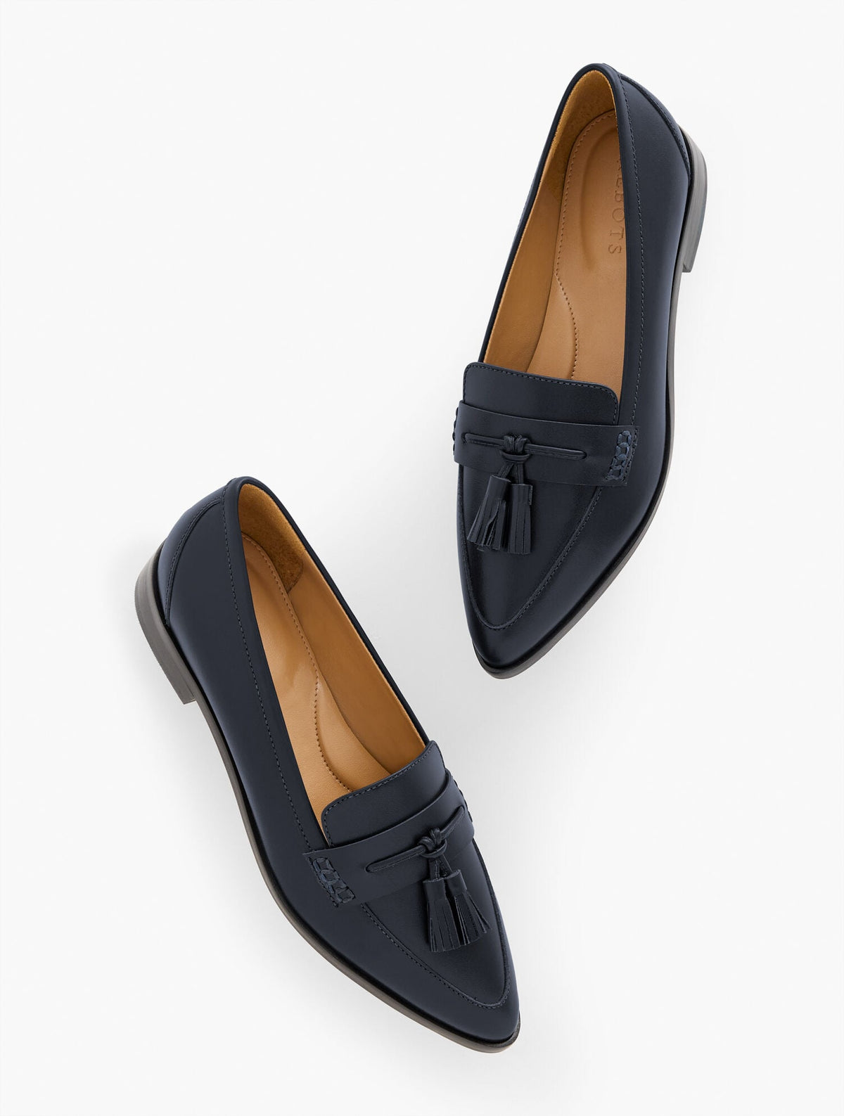 REECE POINTED TOE NAPPA LOAFERS | Talbots