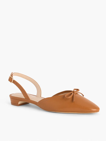 SHELBY NAPPA SLINGBACK FLATS | Talbots
