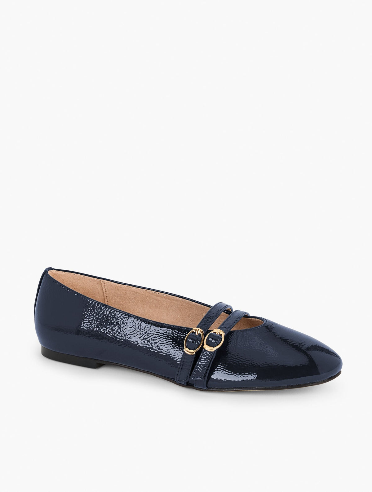 VERA PATENT MARY JANE BALLET FLATS - CRINKLE | Talbots