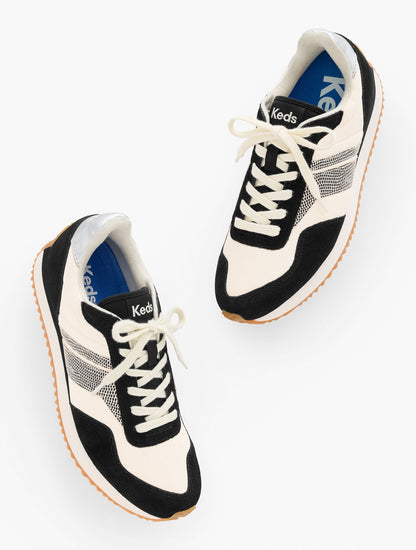KEDS® RENA DALMATA NYLON SUEDE SNEAKERS | Talbots