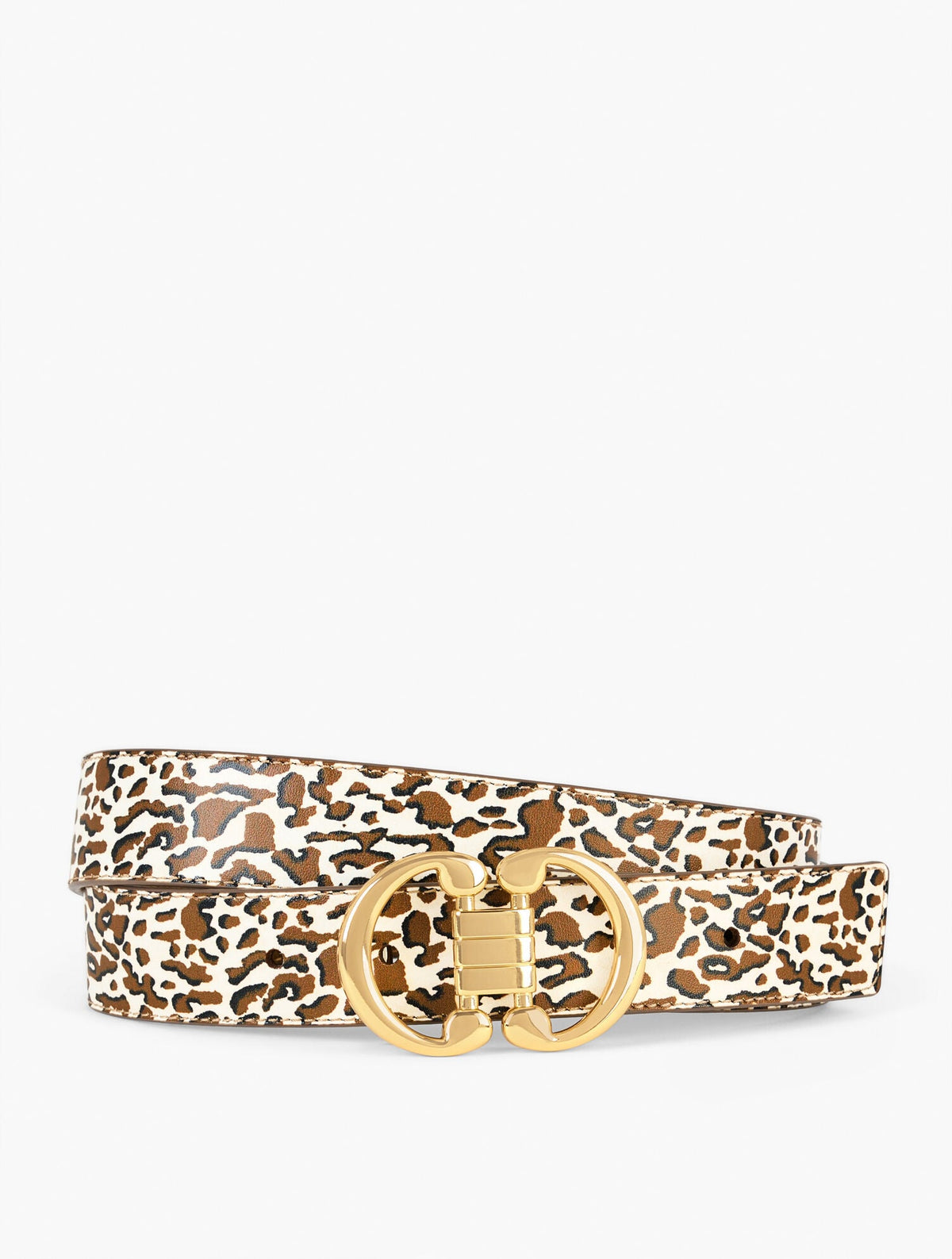 LEATHER REVERSIBLE BELT - LEOPARD | Talbots