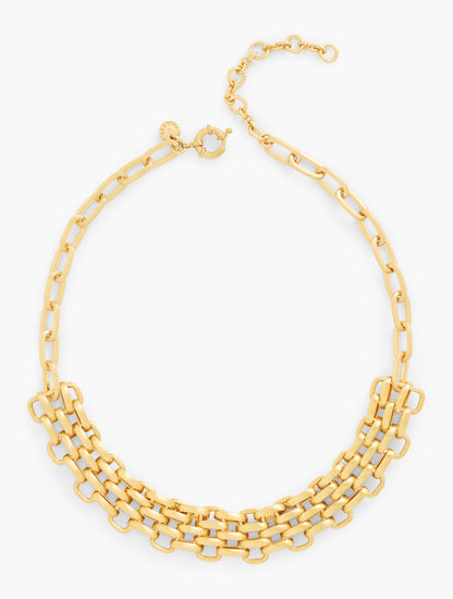 MIXED PANTHER CHAIN NECKLACE | Talbots