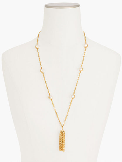 PEARL STATION NECKLACE | Talbots