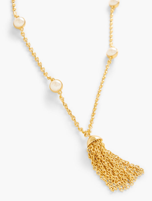 PEARL STATION NECKLACE | Talbots