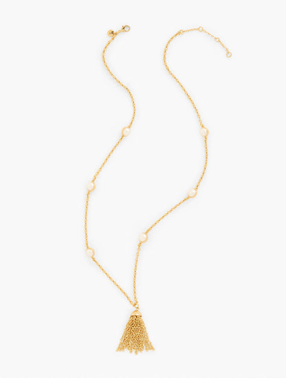 PEARL STATION NECKLACE | Talbots