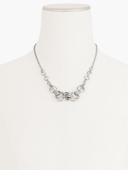 INTERLOCK SCULPTURAL NECKLACE | Talbots
