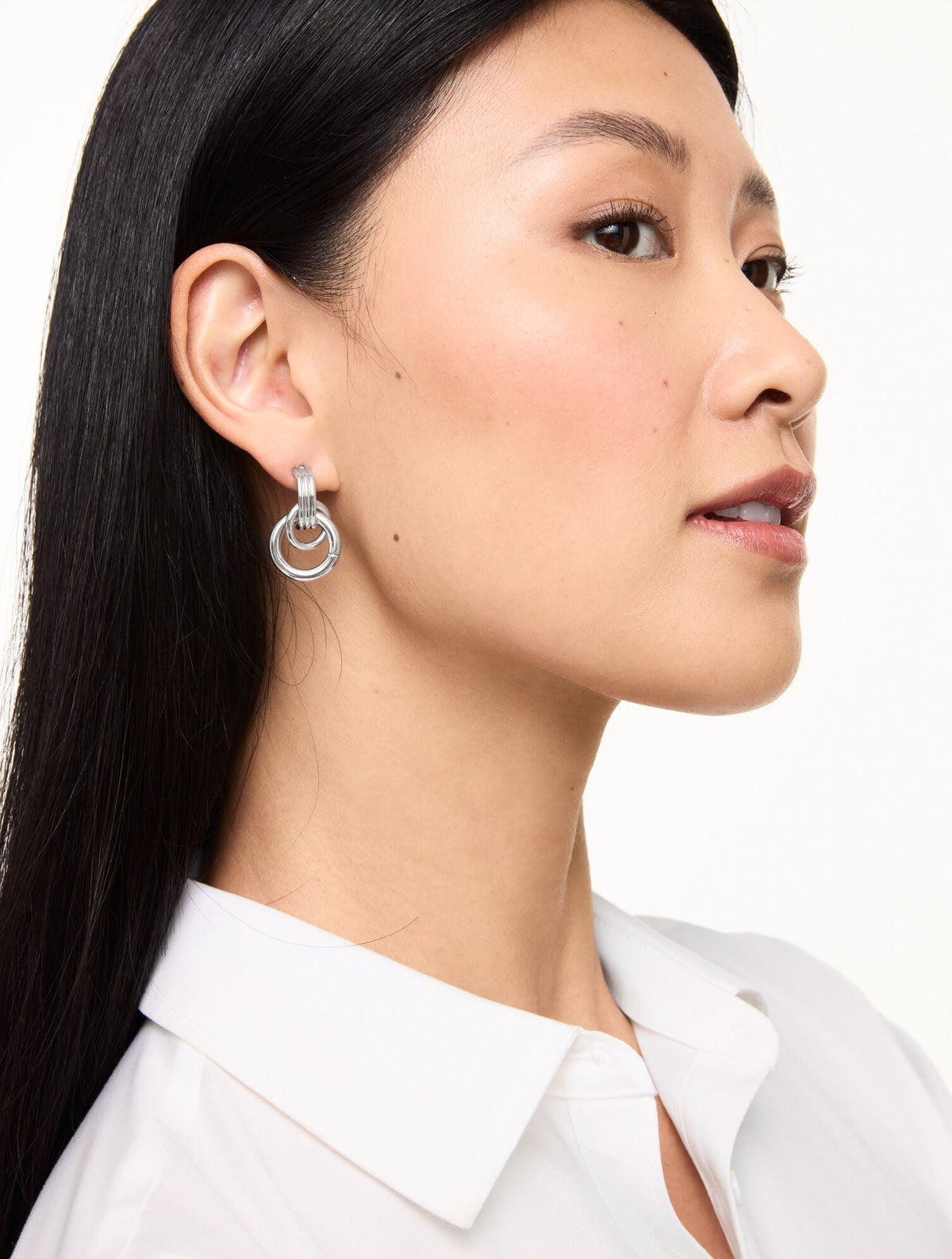 INTERLOCK SCULPTURAL EARRINGS | Talbots
