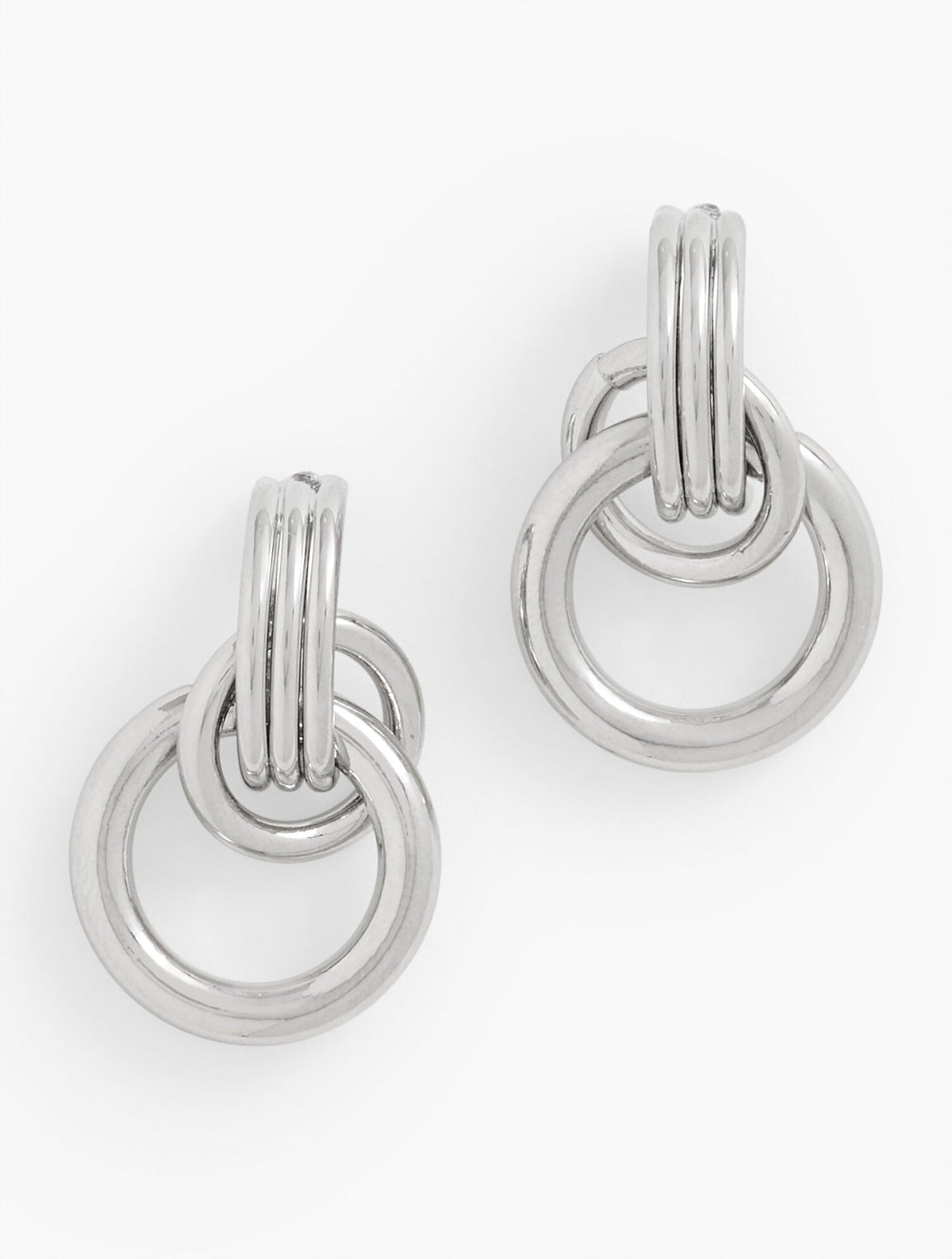 INTERLOCK SCULPTURAL EARRINGS | Talbots