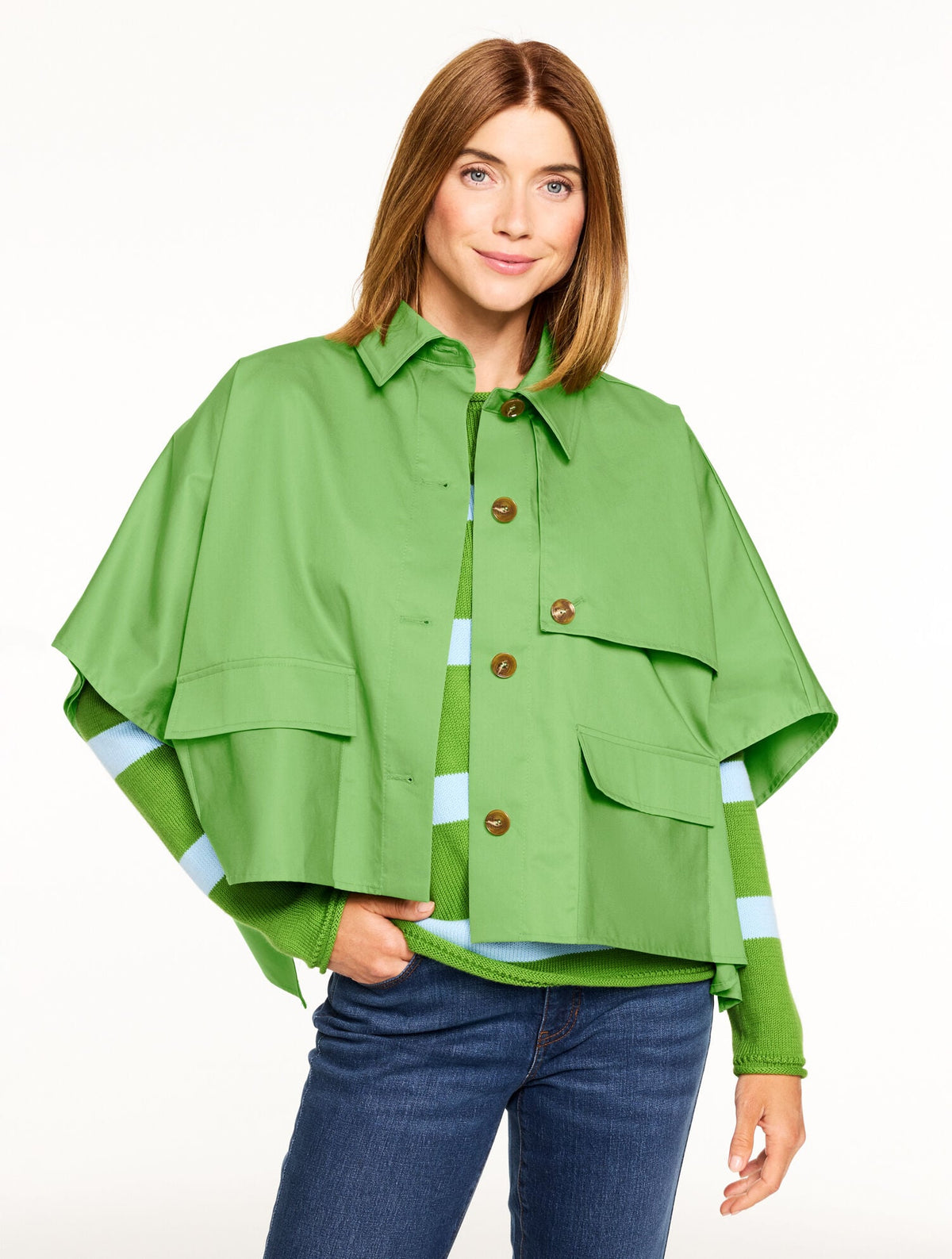 SHORT TRENCH CAPE | Talbots