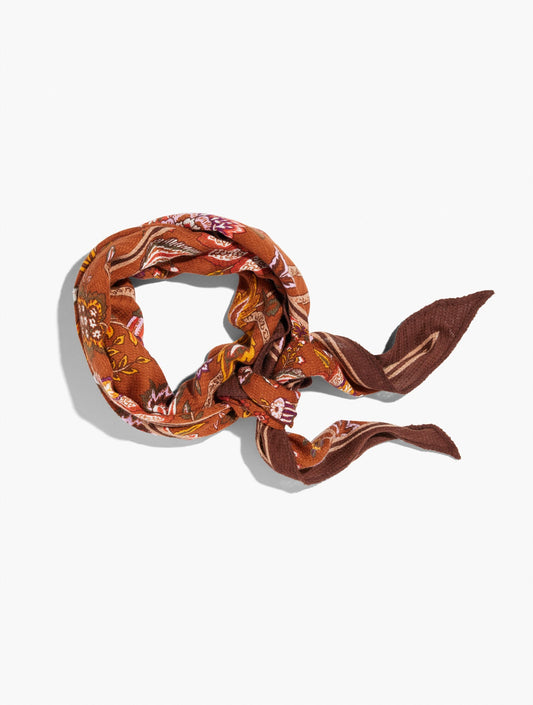 BLOOMING JACOBEAN DIAMOND SCARF | Talbots