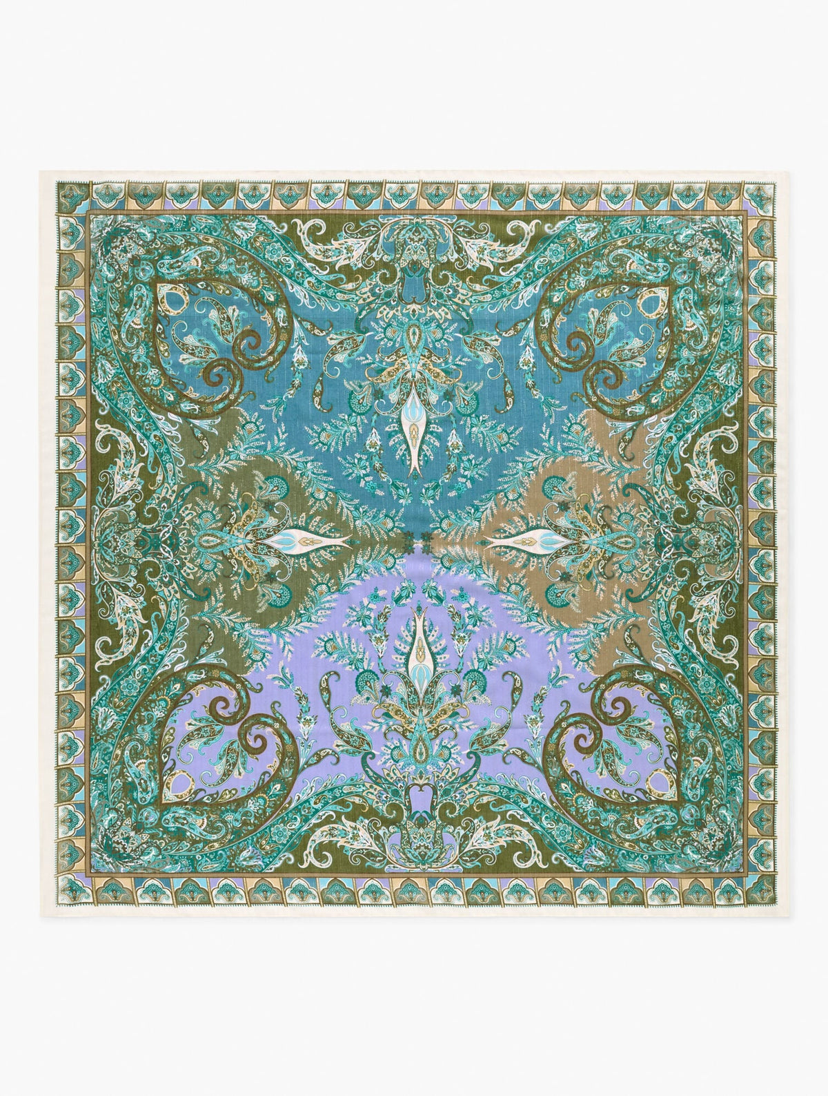 ECHO PAISLEY OVERSIZED SQUARE SCARF | Talbots