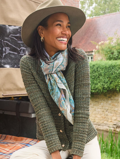 ECHO PAISLEY OVERSIZED SQUARE SCARF | Talbots