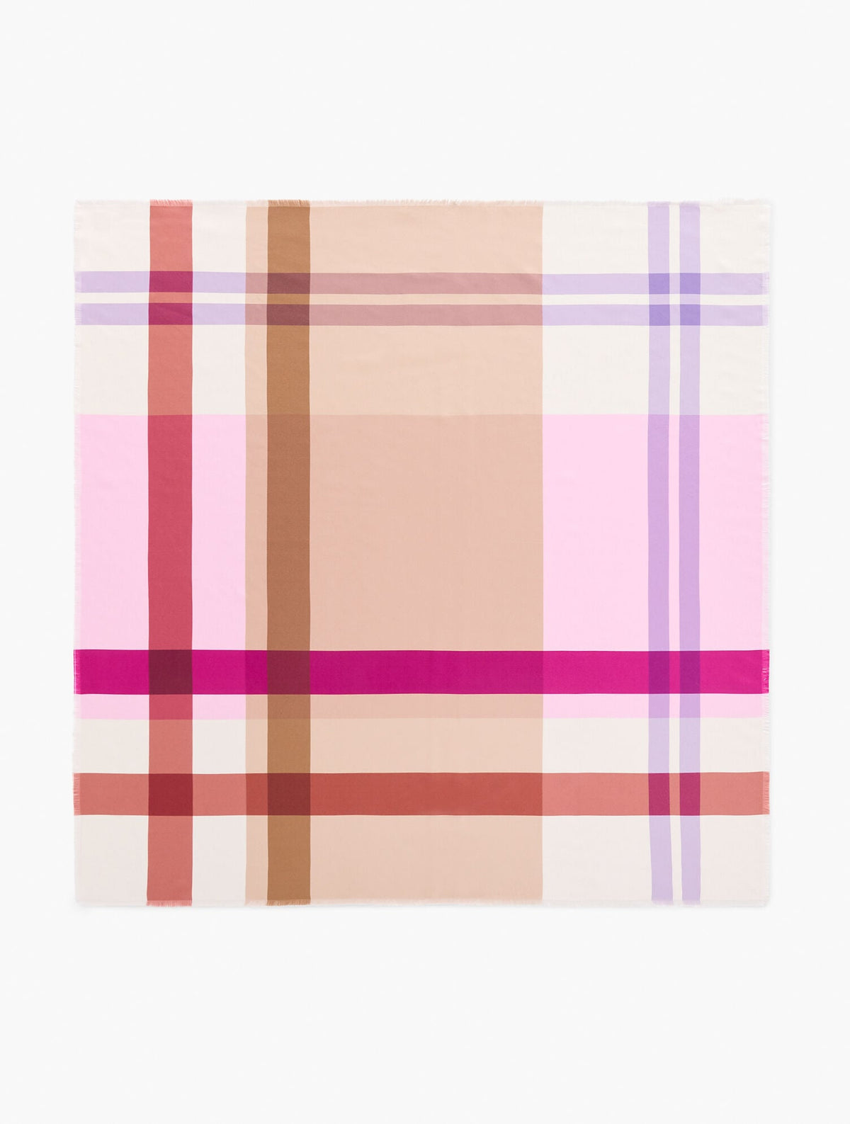 ECHO PLAID SQUARE SCARF | Talbots