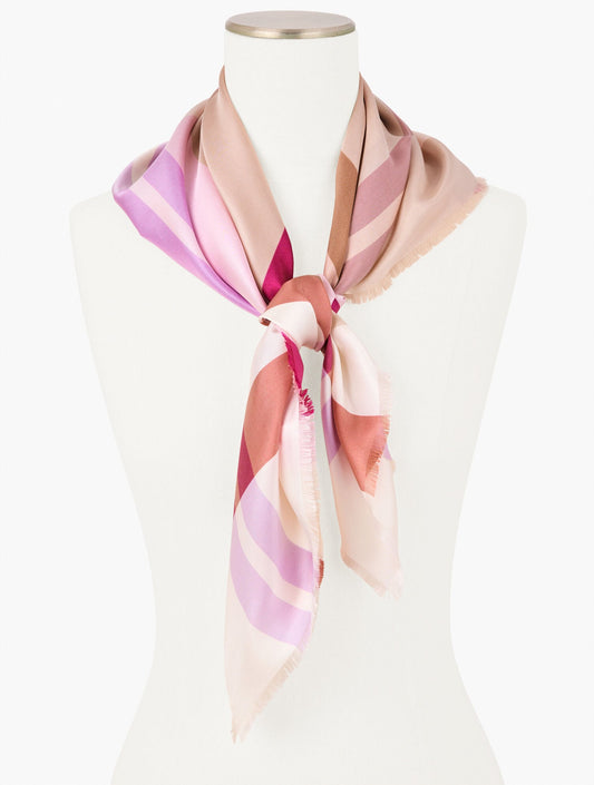 ECHO PLAID SQUARE SCARF | Talbots