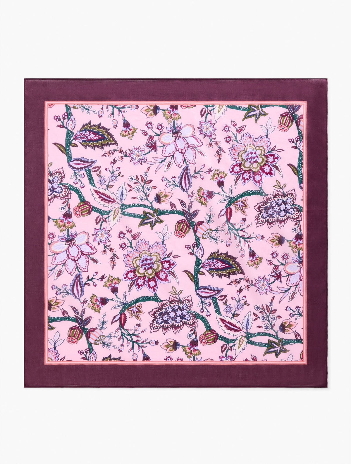 BLOOMING JACOBEAN NECKERCHIEF | Talbots