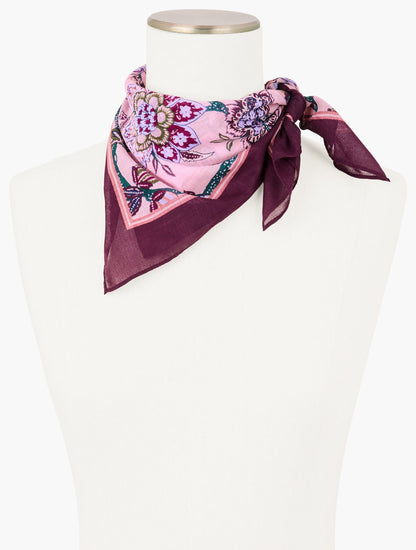 BLOOMING JACOBEAN NECKERCHIEF | Talbots